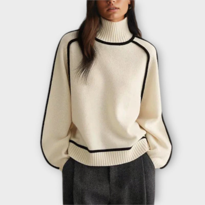 Emilie - Blød og Elegant Turtleneck Sweater