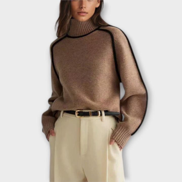 Emilie - Blød og Elegant Turtleneck Sweater