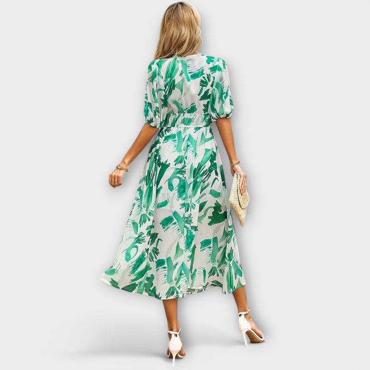 Yvonne - Elegant Midi Kjole