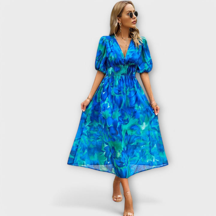 Yvonne - Elegant Midi Kjole