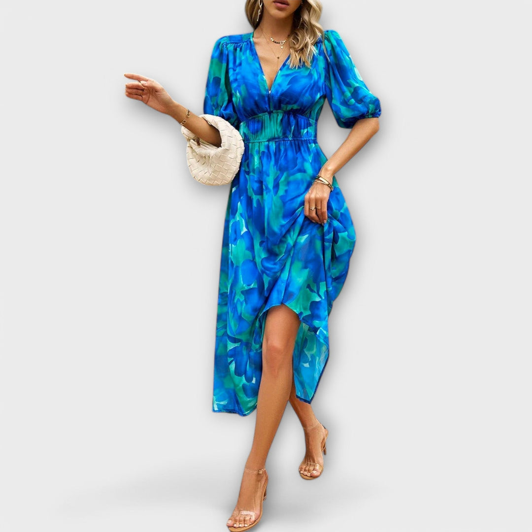 Yvonne - Elegant Midi Kjole