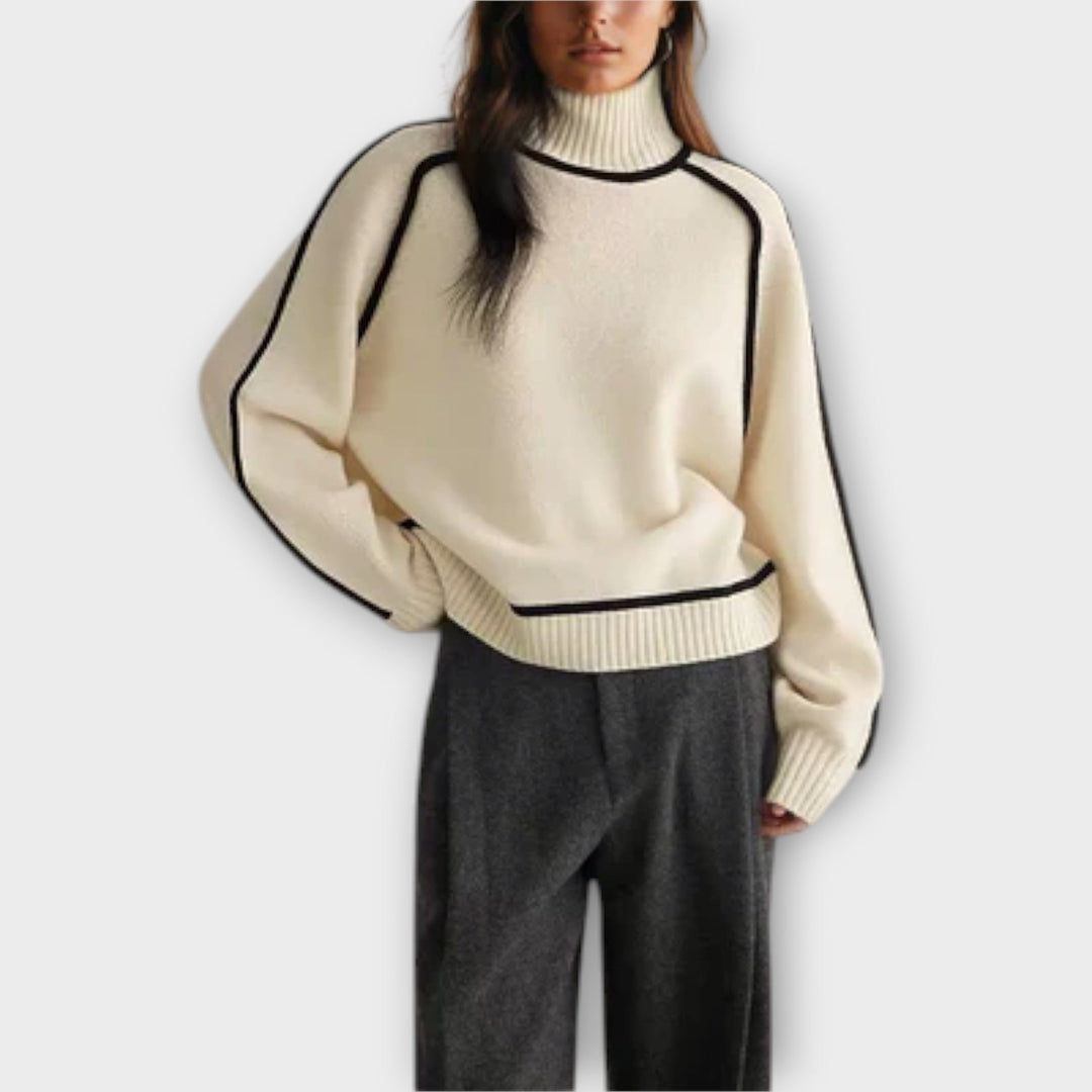 Emilie - Blød og Elegant Turtleneck Sweater
