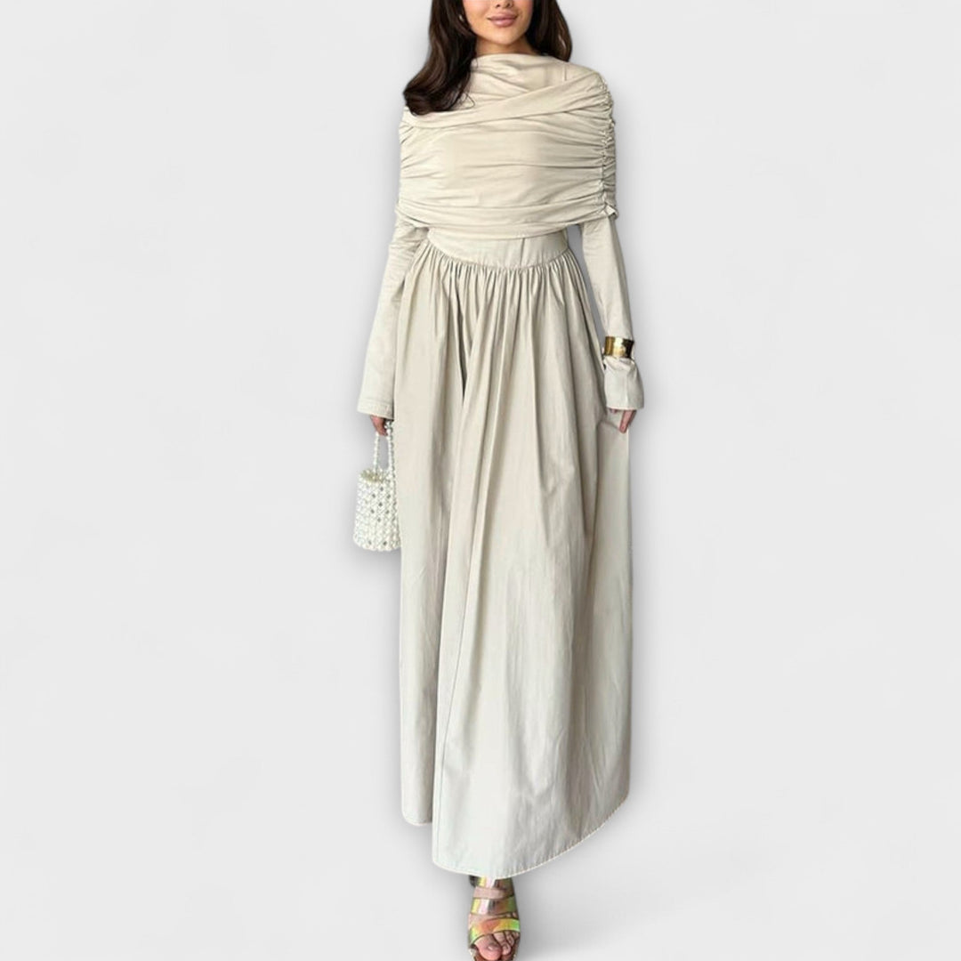 Joanna - Casual plisseret kjole