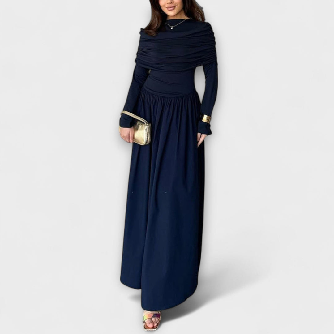 Joanna - Casual plisseret kjole