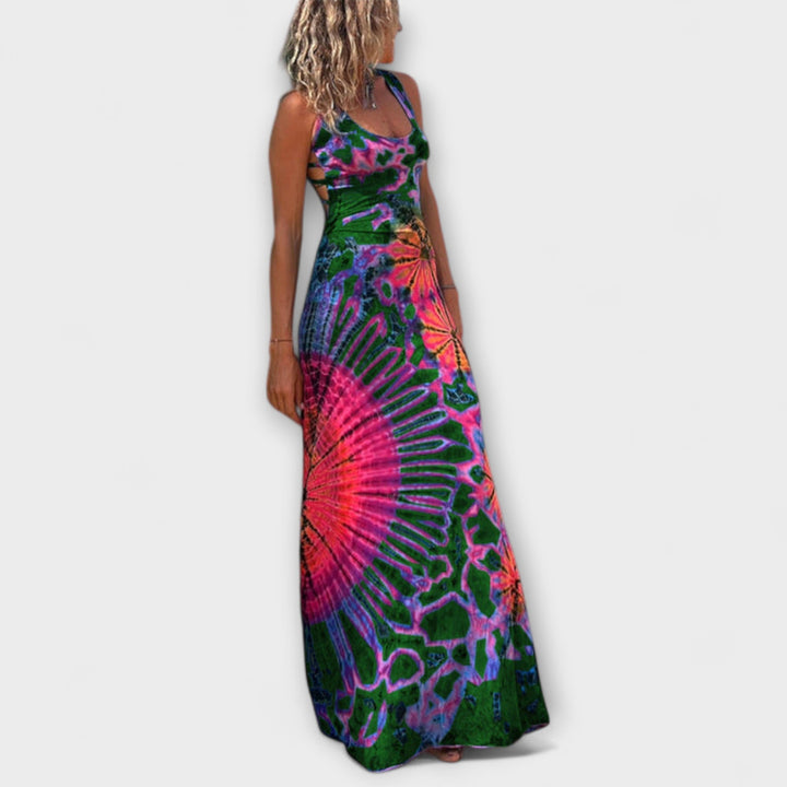 Elisabeth - Maxikjole Tie-Dye La Bamba