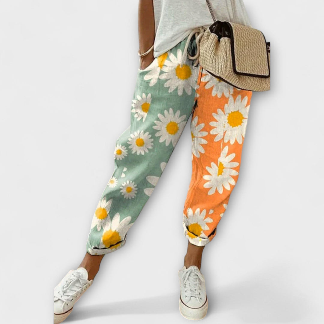 Airish – Distinktive Trykte Casual Bukser med Knapper