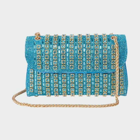 Laviera - Chic kædefarvet diamant skuldertaske