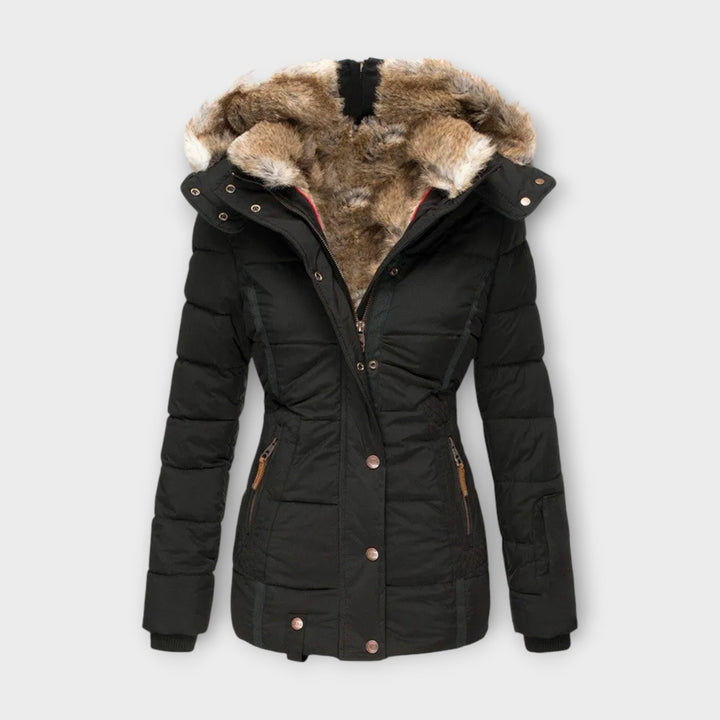 Emine – Hyggelig Jakke med Faux Fur-foring