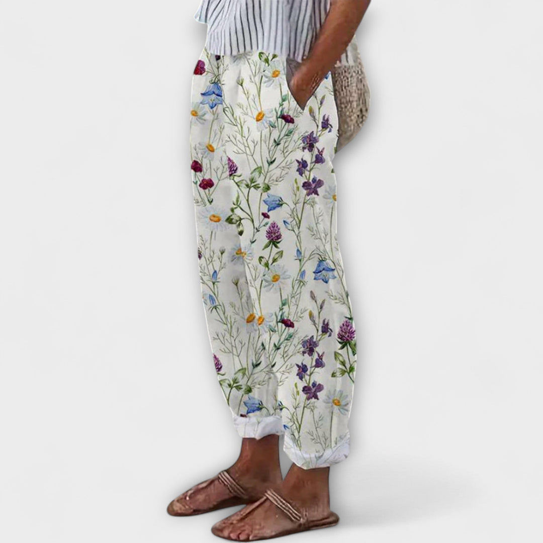 Airish – Distinktive Trykte Casual Bukser med Knapper