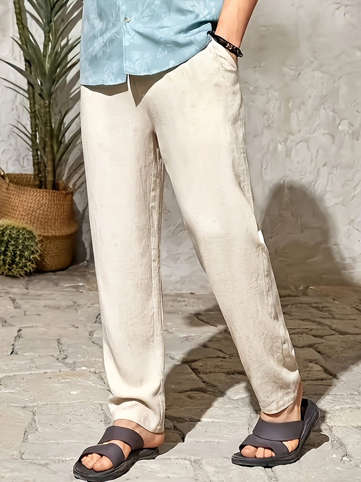 Mateo Casual Linned Sommerbukser