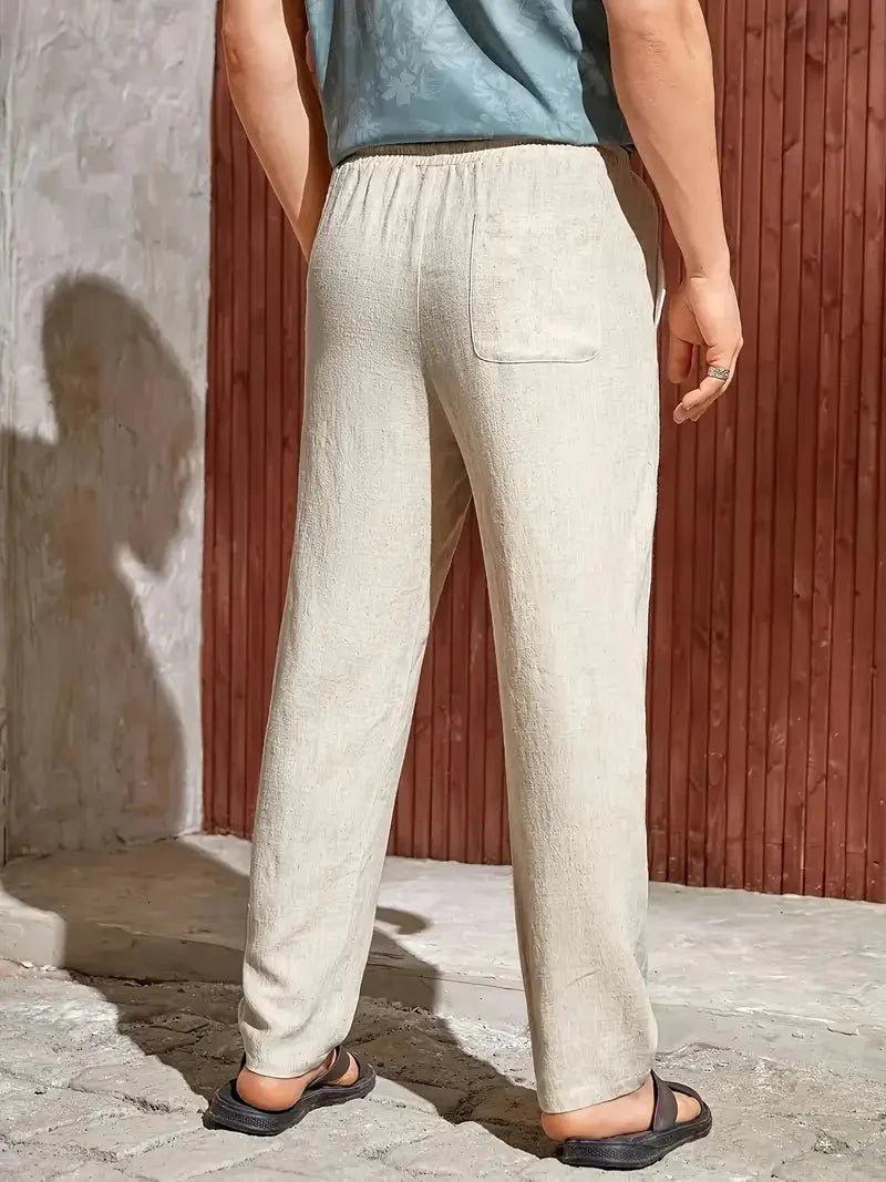 Mateo Casual Linned Sommerbukser