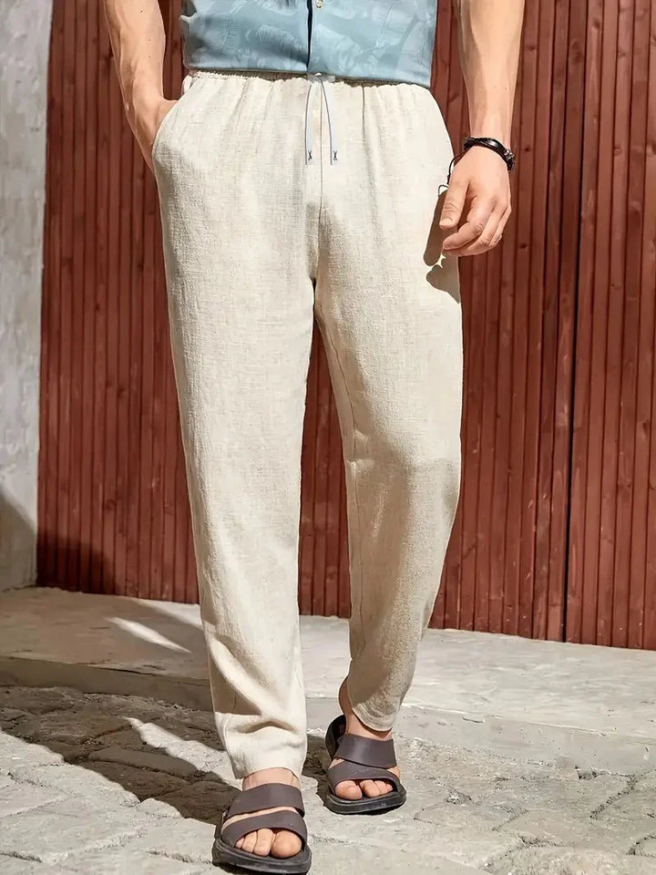 Mateo Casual Linned Sommerbukser
