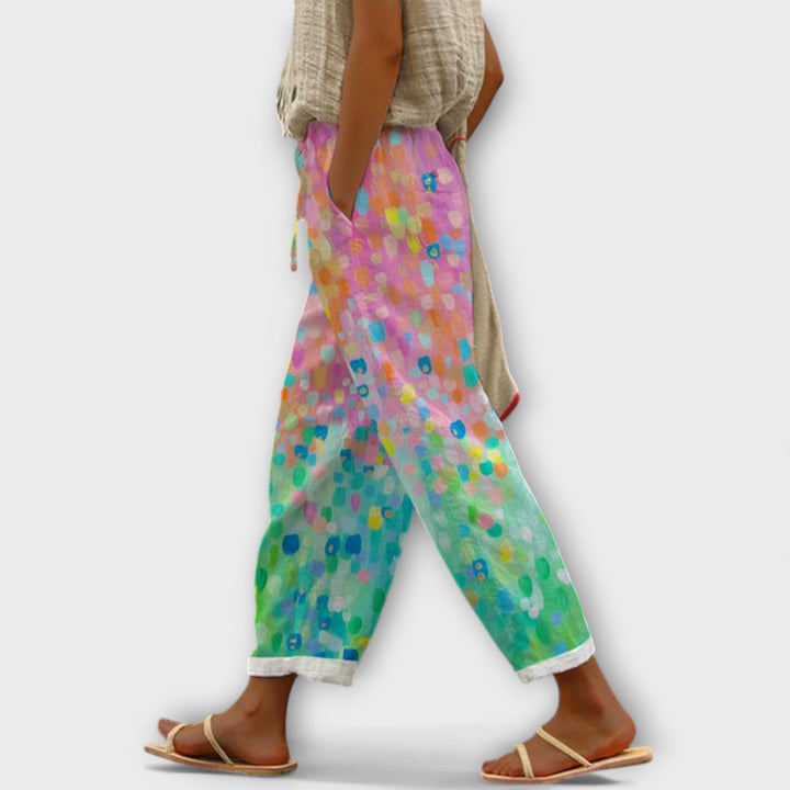 Airish – Distinktive Trykte Casual Bukser med Knapper