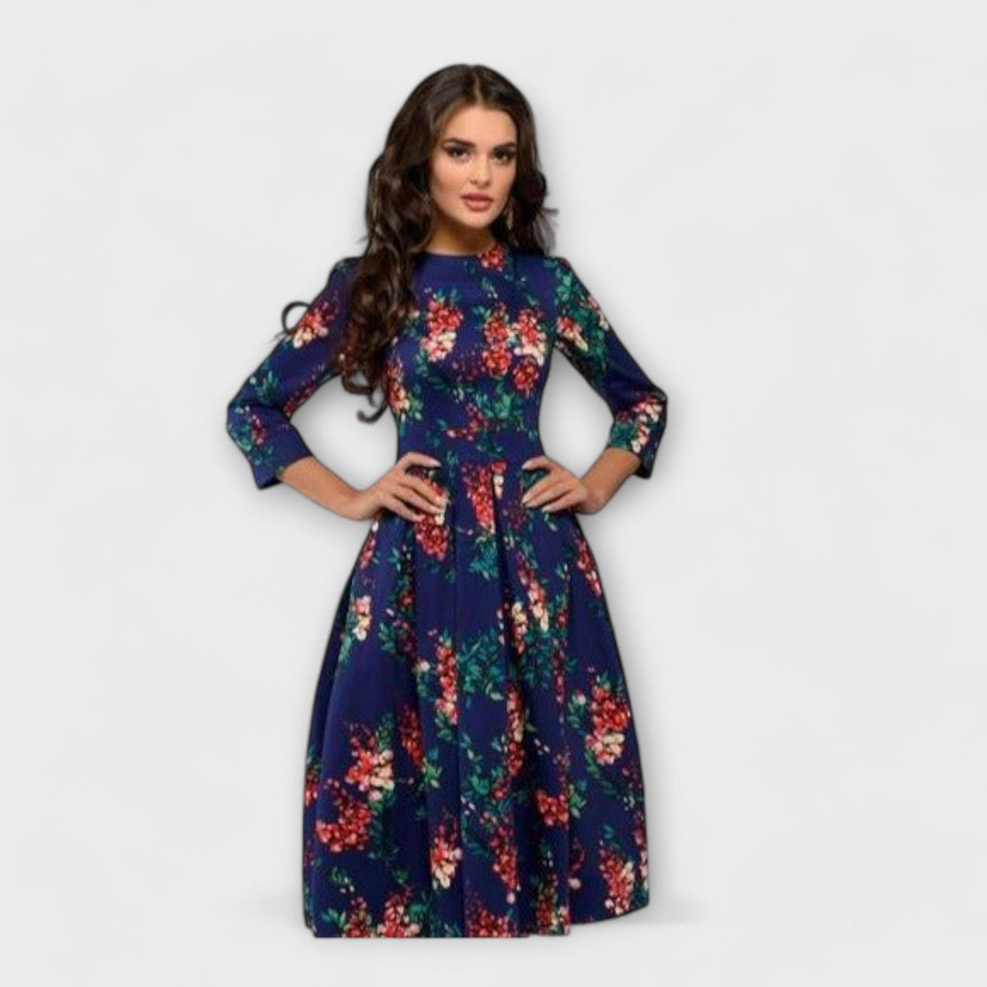 Xenia - Elegant mellemlang kjole