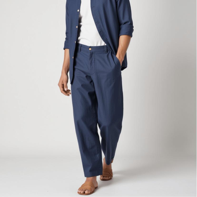 Riviera - Linned Skræddersyet Fit Chinos