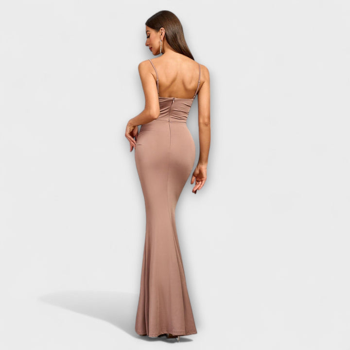 Diana - Elegant flæsekjole