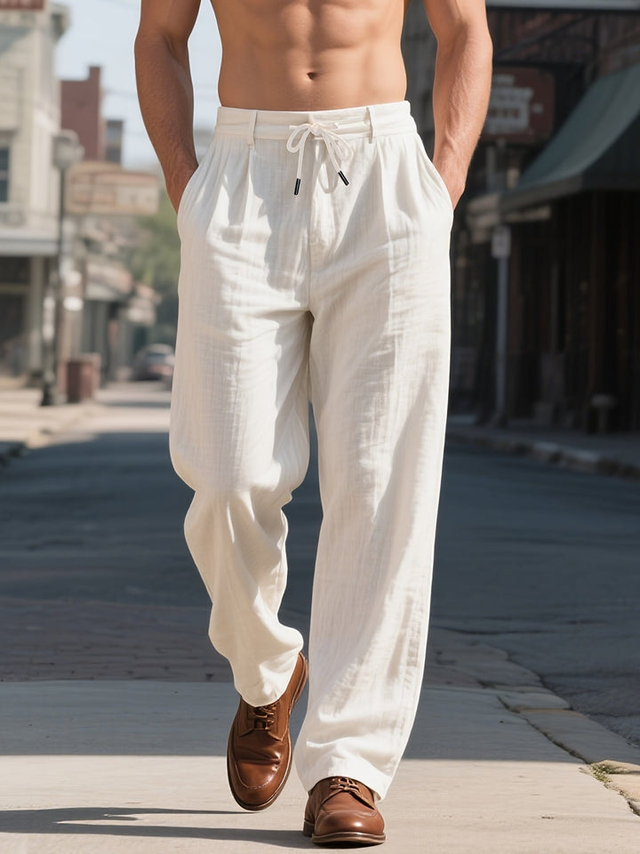 Trevino Casual Linned Sommerbukser