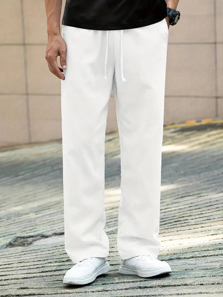 Valerio Casual Linned Sommerbukser