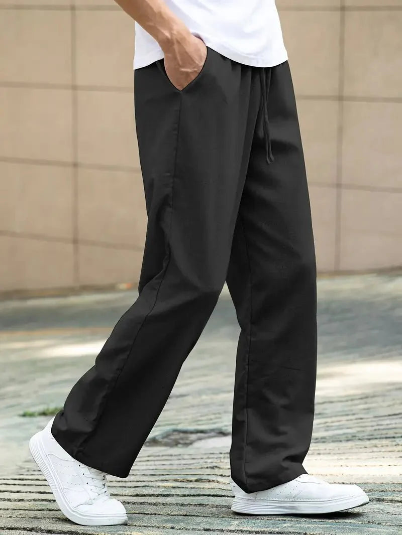 Valerio Casual Linned Sommerbukser