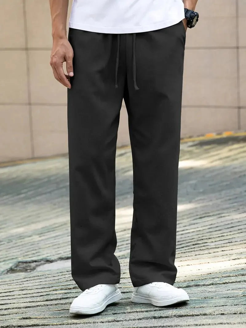 Valerio Casual Linned Sommerbukser