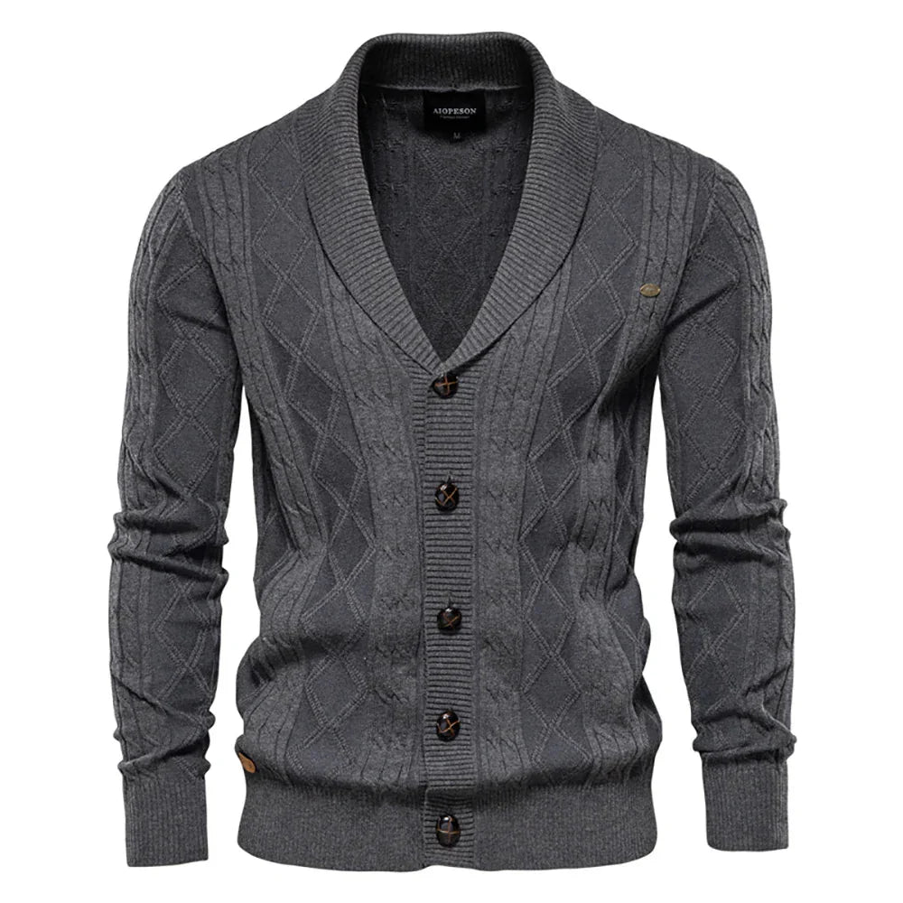 Olivier | Herre Cardigan med Knapper