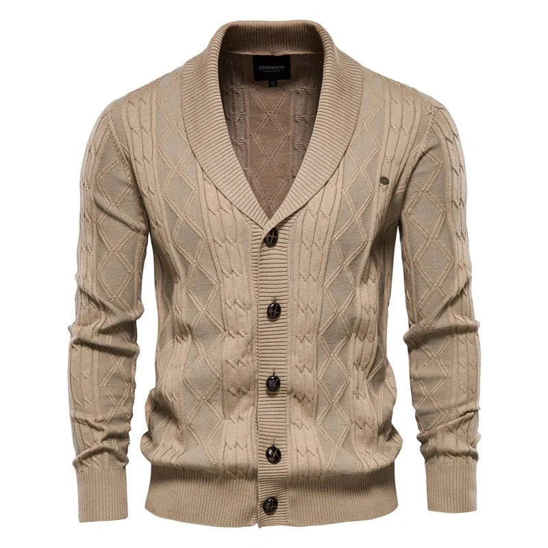 Olivier | Herre Cardigan med Knapper