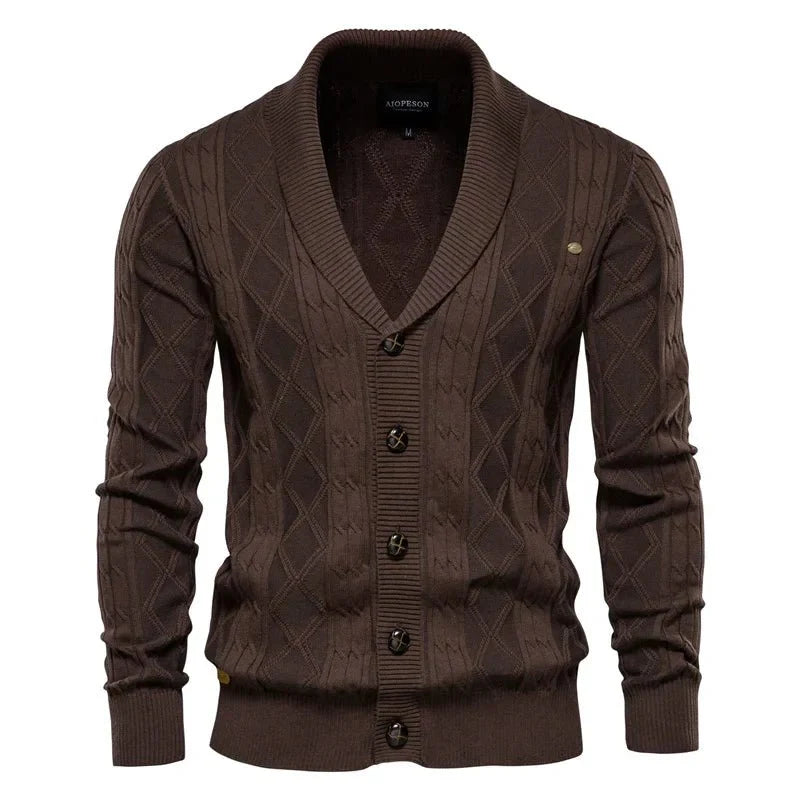 Olivier | Herre Cardigan med Knapper