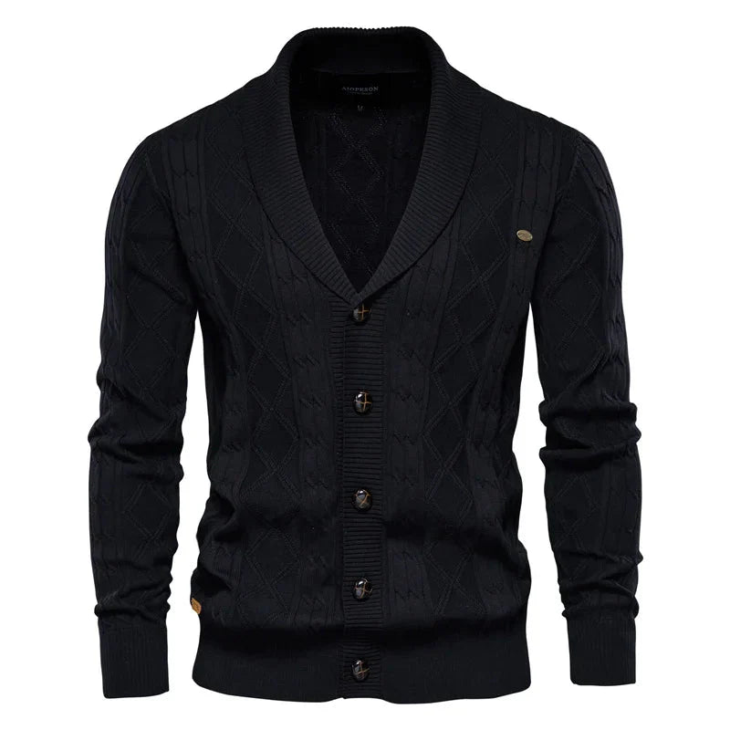 Olivier | Herre Cardigan med Knapper