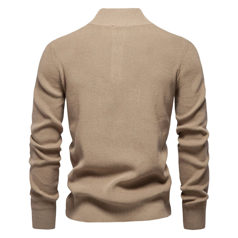 Michiel | Herresweater med Knapdesign