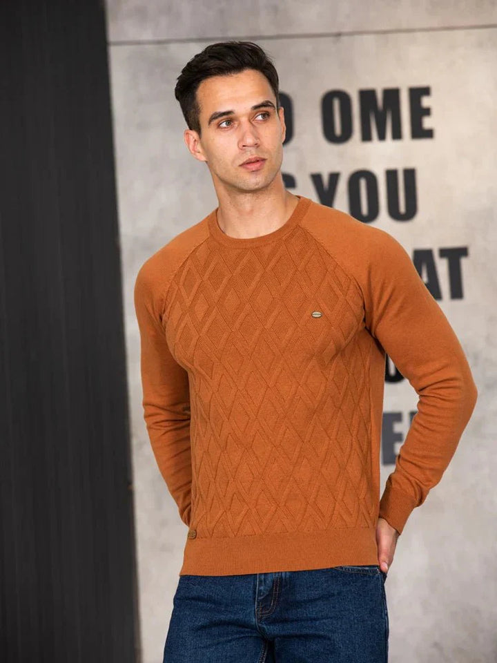 Daniel | Herresweater med Ruitdesign