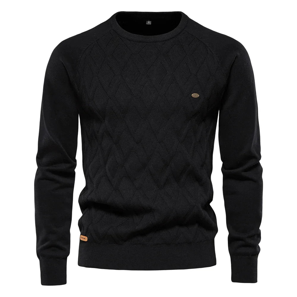 Daniel | Herresweater med Ruitdesign