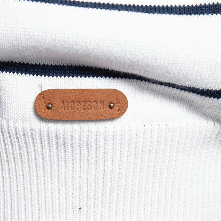 Sebastian | Herresweater Med Stribedesign