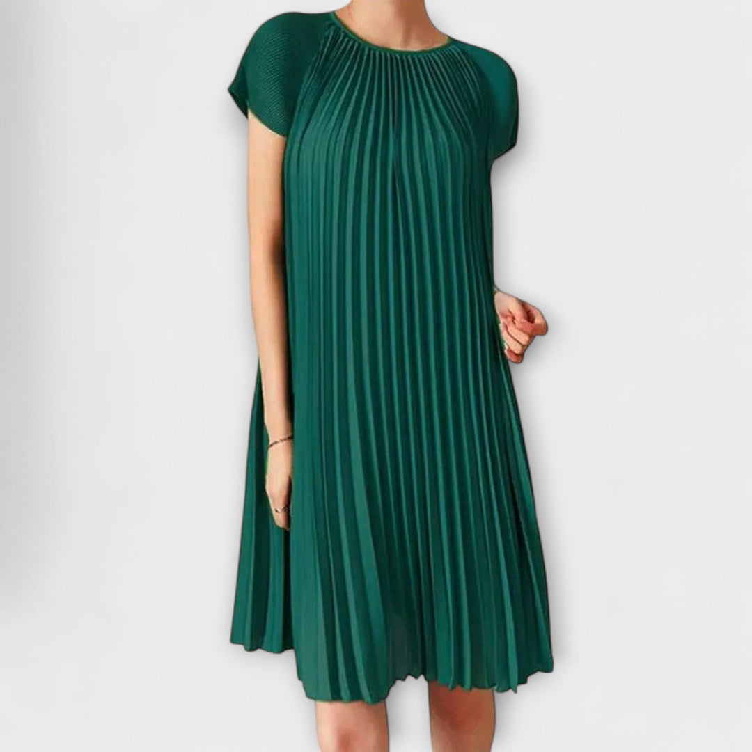 Berta - Elegant plisseret kjole