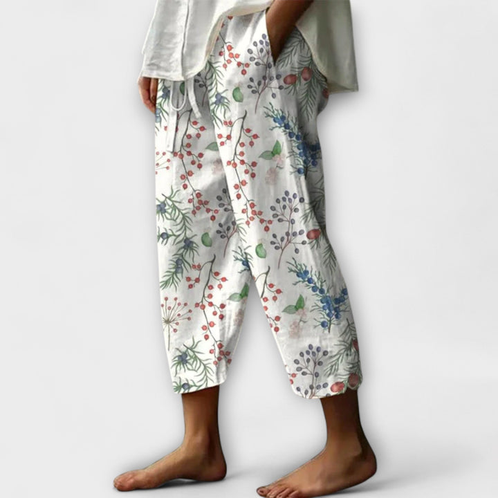 Airish – Distinktive Trykte Casual Bukser med Knapper