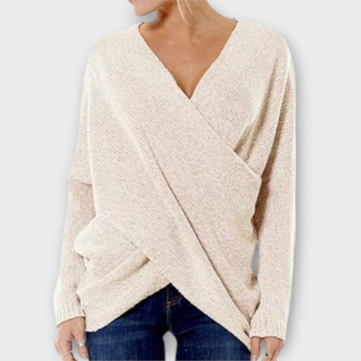 Heidi - Krydsed Sweater