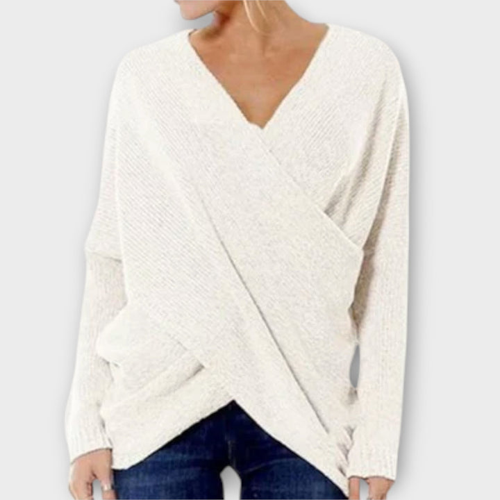 Heidi - Krydsed Sweater