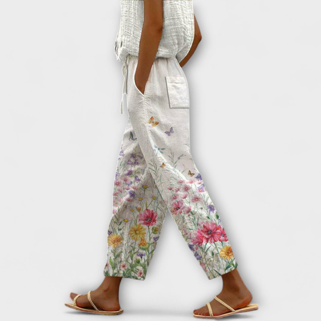 Airish – Distinktive Trykte Casual Bukser med Knapper