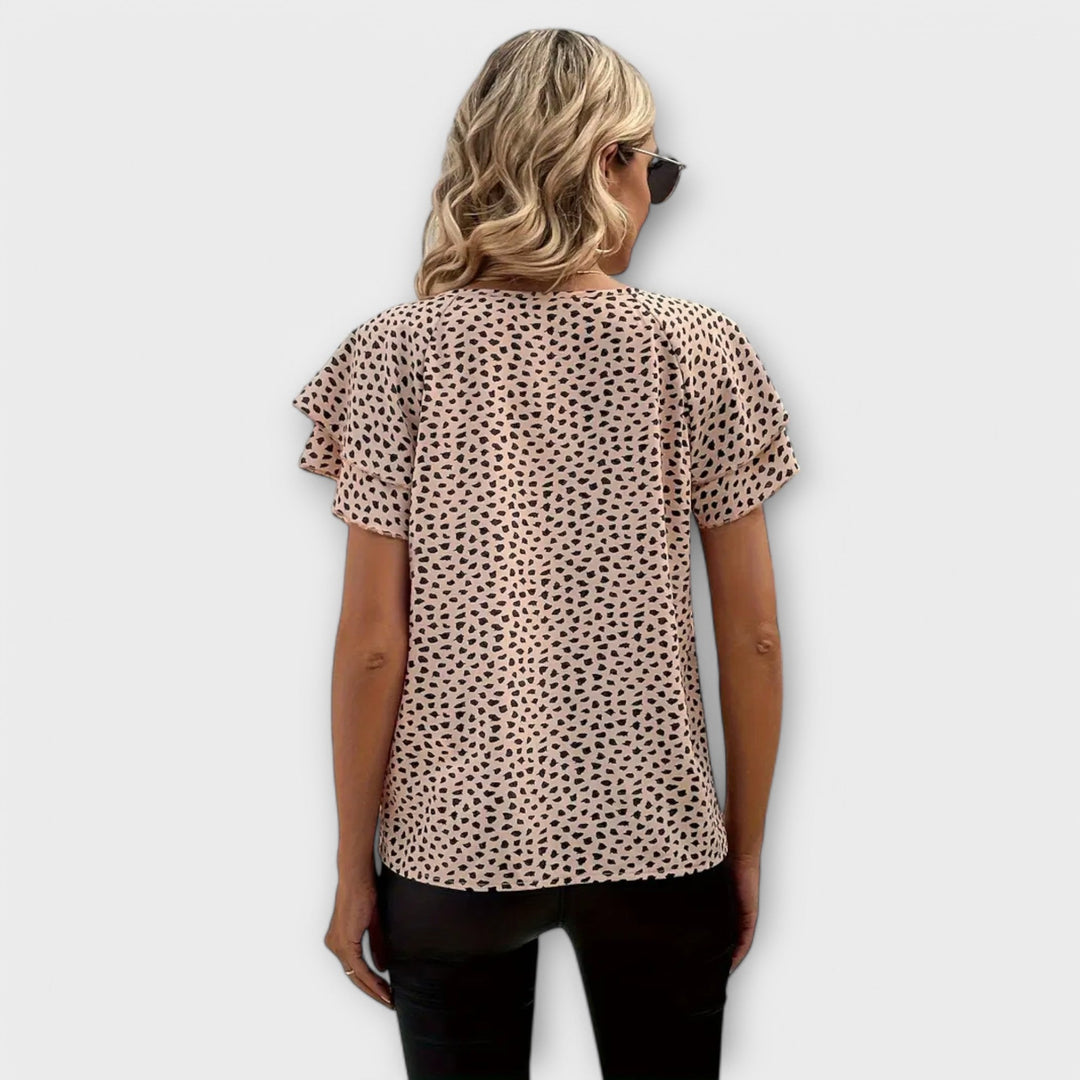 Lina-Marie - Bluse med fuldtryk