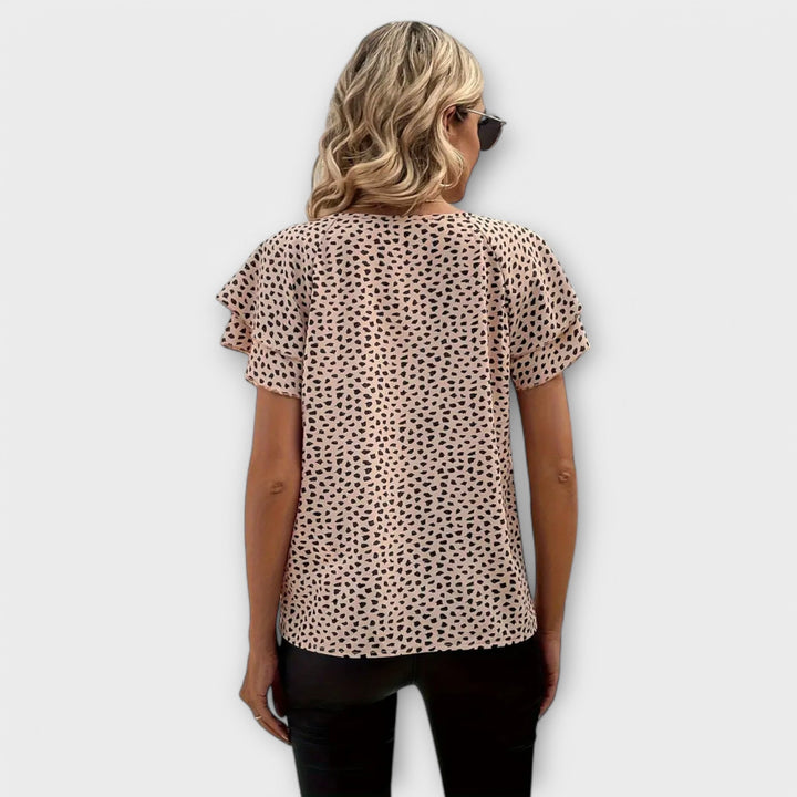 Lina-Marie - Bluse med fuldtryk