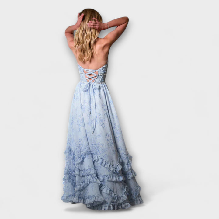 Petra - Lang Elegant og Flydende Kåbe