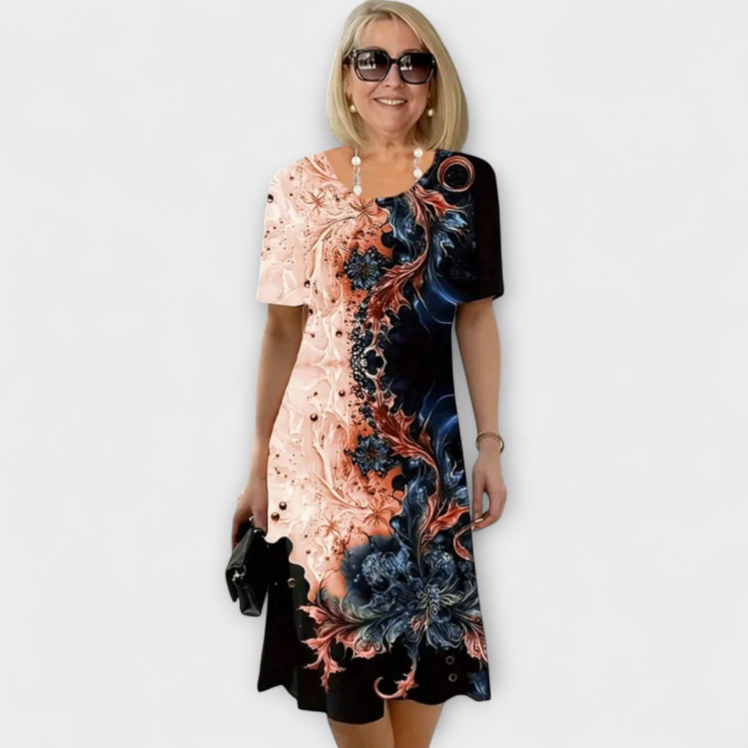 Sabine - Sommerkjole med Blomsterbrise