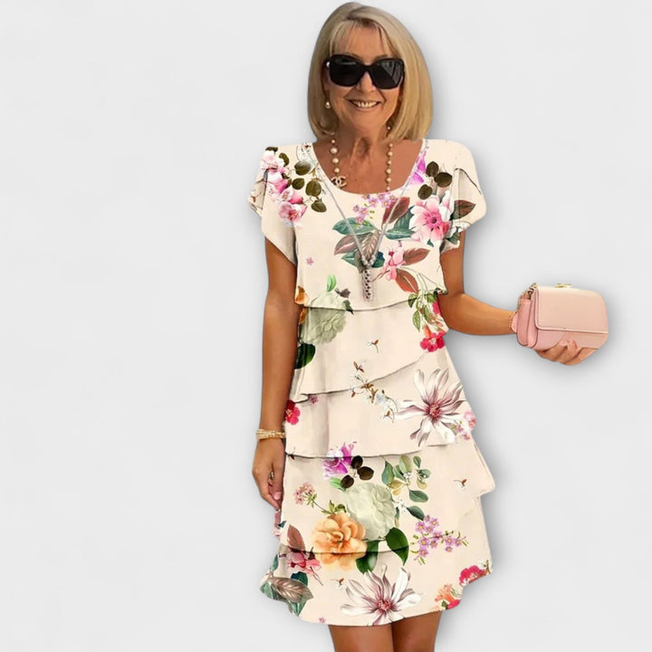 Frederike - Blomster Elegance Kjole