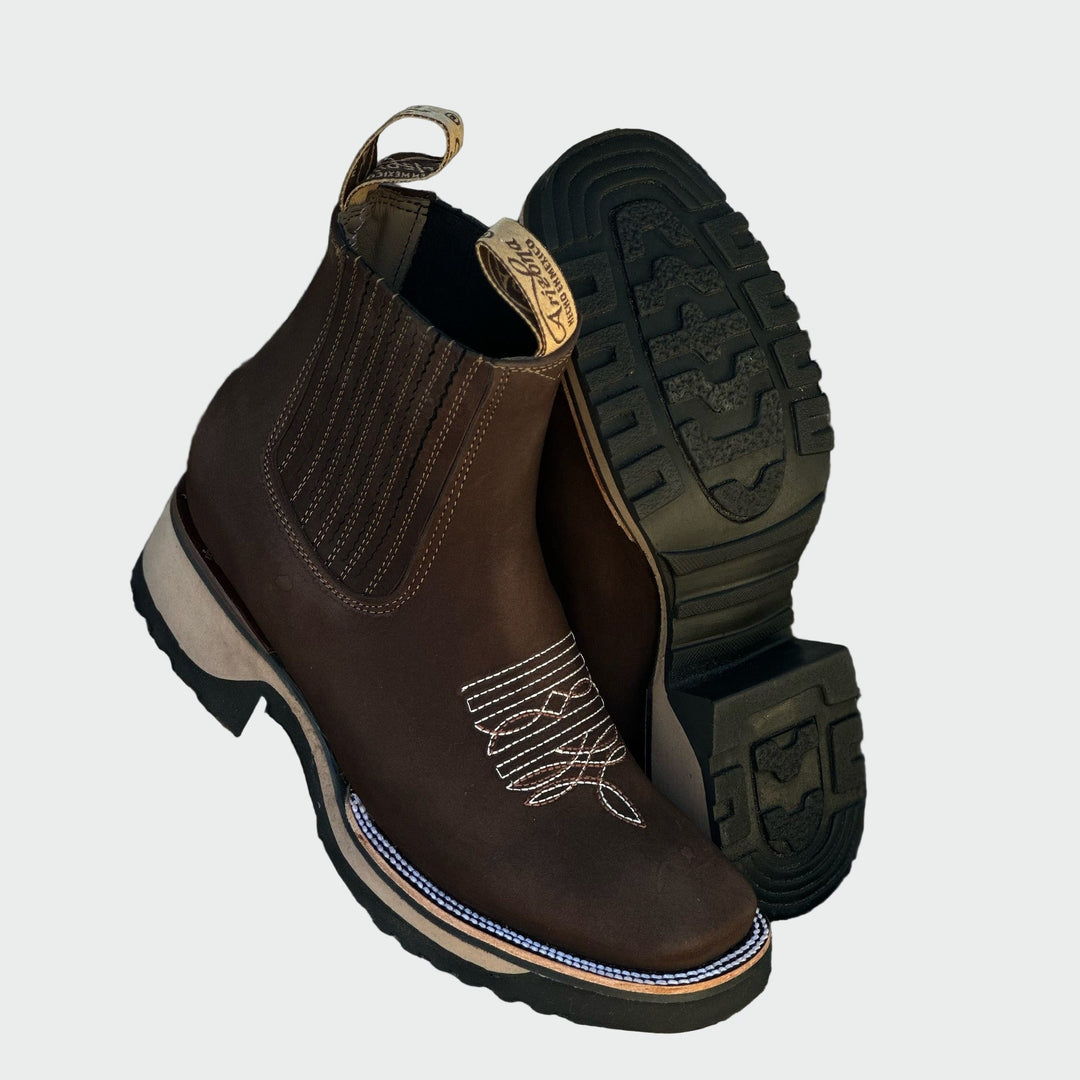 Læder Cowboy Støvler