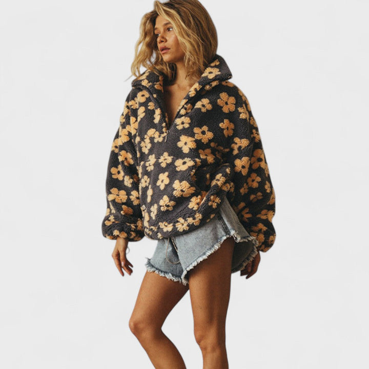 Daisy - Polarfleece Blomster