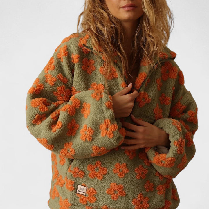 Daisy - Polarfleece Blomster