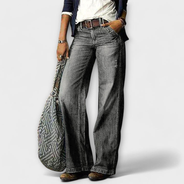 Cess - Denim bukser med brede ben