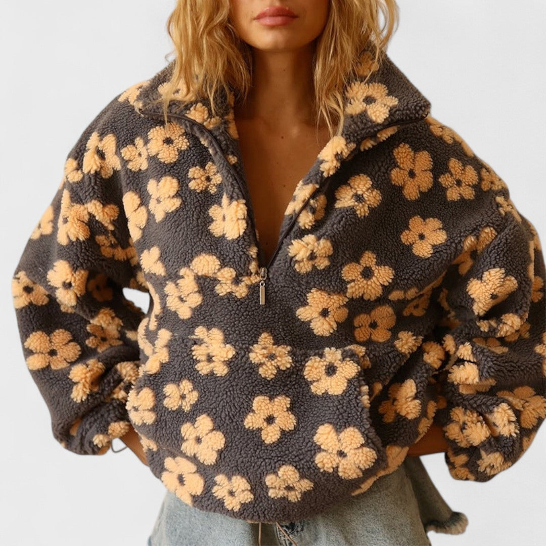 Daisy - Polarfleece Blomster