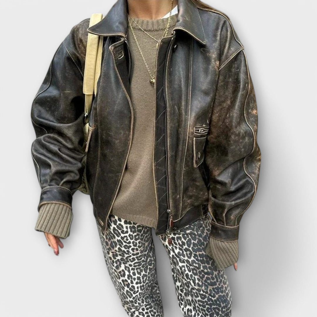 Chandra - Vintage Leopardprint Jeans