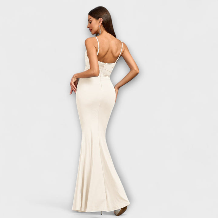 Diana - Elegant flæsekjole