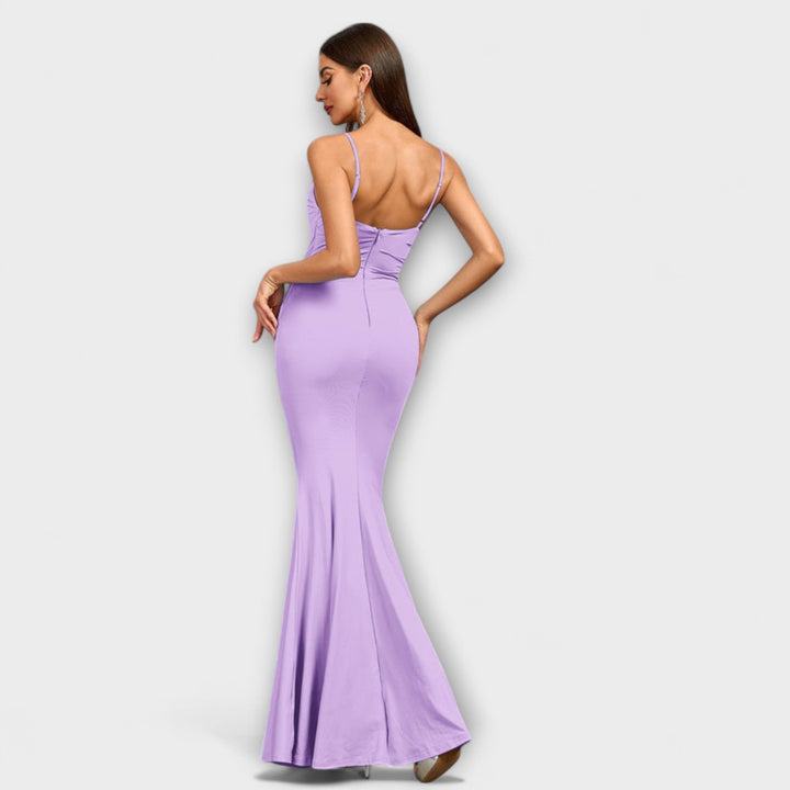 Diana - Elegant flæsekjole